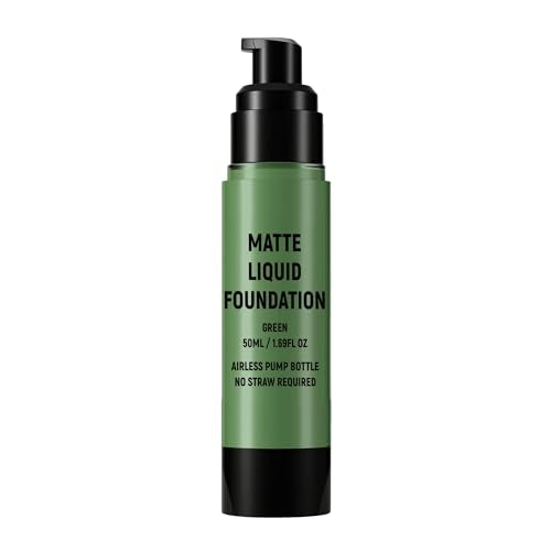 Green Face Body Paint Liquid Foundation - Halloween Witch Makeup