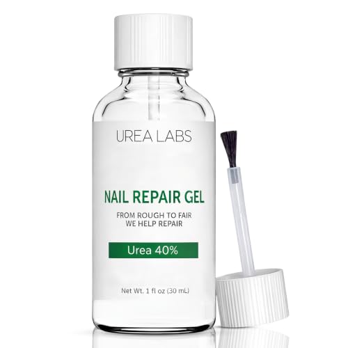 40% Urea Nail Repair Gel with Brush - Moisturizes Brittle Nails 30ml