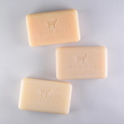 Dionis Goat Milk Bar Soap Expanded Gift Set of 6 Moisturizing Triple Milled Soap Bars for All Skin Types – Paraben Free, Cruelty Free, Made in the USA - Nourishes, Moisturizes & Hydrates Dry Skin