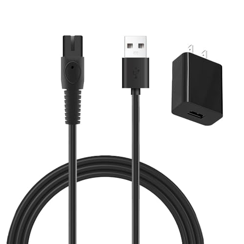 Charger Charging Cord Compatible with Philips One Blade QP2724 QP4530 QP2834 QP4631 QP6531 5V Charger for Multigroom Series MG7910 MG7970 MG5910 MG9510 MG9520 PQ888