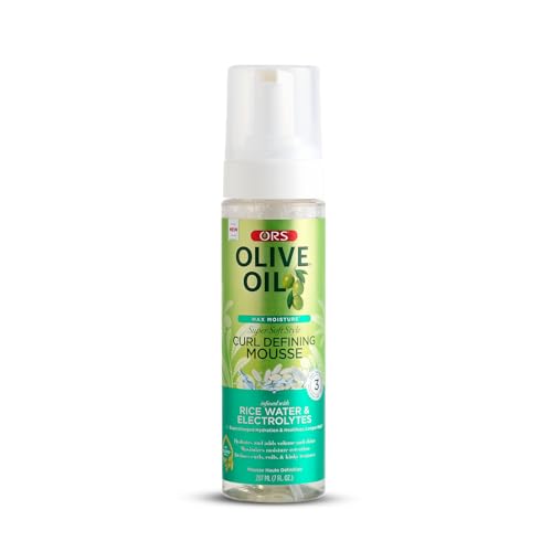 ORS Olive Oil Curl Mousse - Rice Water & Electrolytes 7oz