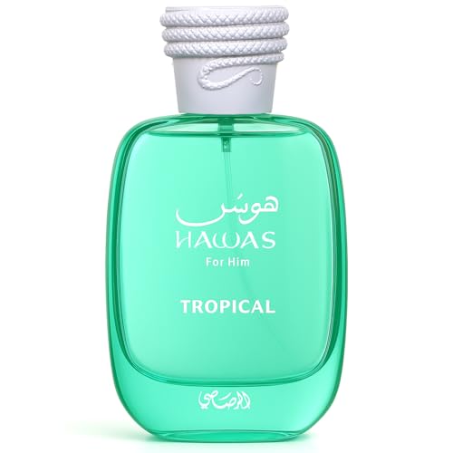 Rasasi Hawas Tropical Eau De Parfum for Men, 3.38 oz