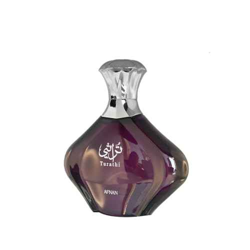 Afnan Turathi Purple Eau de Parfum for Women, 3.0 Fl. Oz
