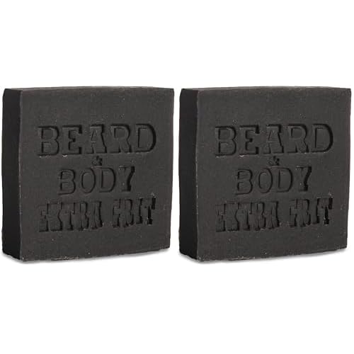 Honest Amish Beard and Body Soap (Extra Grit) (Pack of 2)
