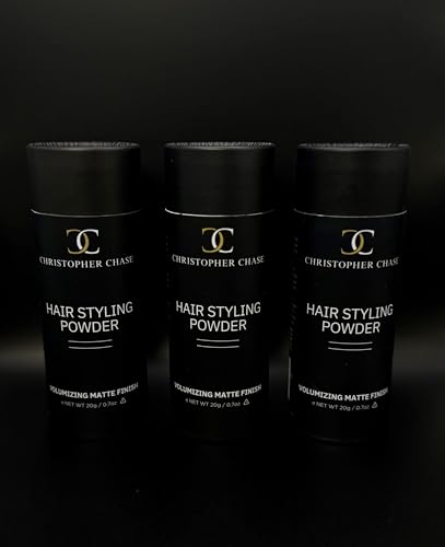 Men's Hair Styling Powder - Matte Finish, All Hair Types