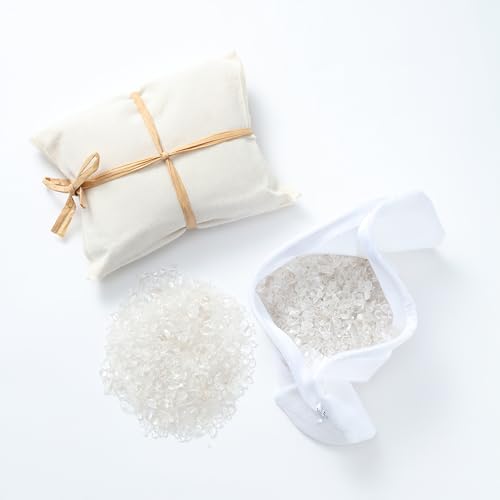 Weighted Eye Pillow with Clear Quartz Fill | Sleep & Meditation Mask