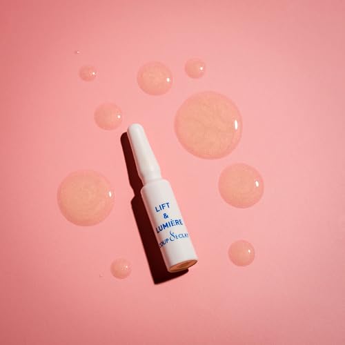 Coup d'Eclat Lift & Glow Ampoules - Illuminating and Firming Treatment with Hyaluronic Acid Serum for Face, Hydrating Face Serum for Dry Skin, Reduces Fatigue & Boosts Radiance, 7 Ampoules