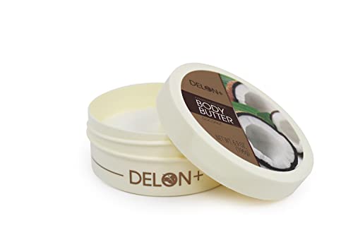 DELON Intense Moisturizing Body Butter, 6.9 Oz (Single) (Coconut)