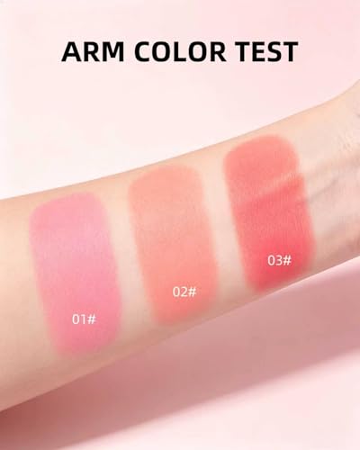 Matte Blush Palette - Light Pink Powder for Cheeks