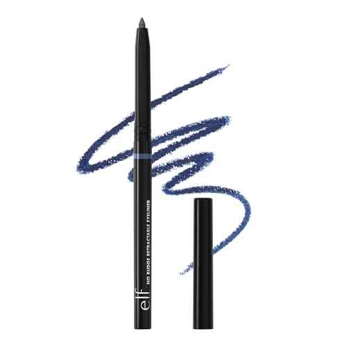 e.l.f. No Budge Retractable Eyeliner, Creamy, Ultra-Pigmented & Waterproof, Creates Bold & Defined Lines, Vegan & Cruelty-Free, Navy