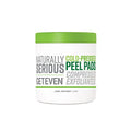 Naturally Serious | Get Even Cold-Pressed Peel Pads, Exfoliating Pads For Uneven Texture, Peel Pads For Sensitive Skin, Vegan Skincare, Cruelty-Free Skincare