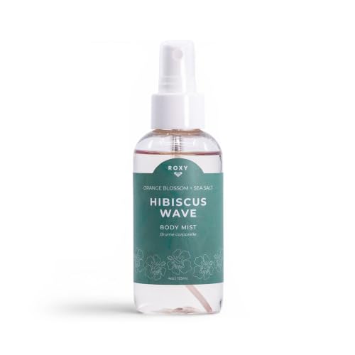 Roxy Hibiscus Wave Body Mist - Tropical Orange Blossom & Sea Salt Spray, 4 oz