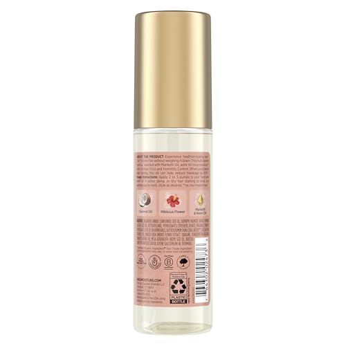Shea Moisture Coconut & Hibiscus Smooth & Shine Oil Coconut & Hibiscus Softens And Hydrates Hair With Manketti And Coconut Oil For A Lightweight Texture 3.3 Fl Oz
