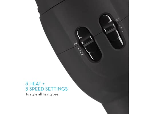 Neuro Grip Handle-Free Hair Dryer with 3 Heat & Speed Settings