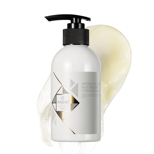 HADAT Hydro Nutrient Nourishing Conditioner ? Professional Salon Formula with Biotin, Sea Minerals & Coconut Oil ? Deep Moisture, Shine & Restoration for Dry, Damaged or Frizzy Hair (8.45 Fl Oz)