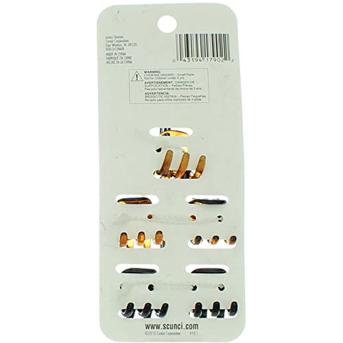 SCUNCI No-Slip Grip Clips, 5 Ea (Pack of 2)