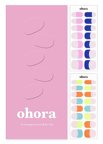 ohora Semi Cured Gel Nail Strips - French Manicure Wraps