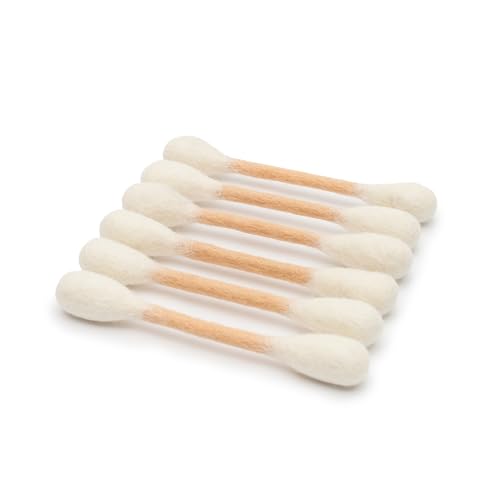 Glaciart One Catnip Cat Toys - 6 Pack Wool Swabs