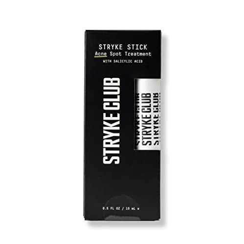 Stryke Club Stryke Stick, Salicylic Acid Acne Spot Treatment for Teens, Dermatologist Approved Acne Treatment, On-the-Go & Fast Acting Acne Cream, 0.5 Fl Oz