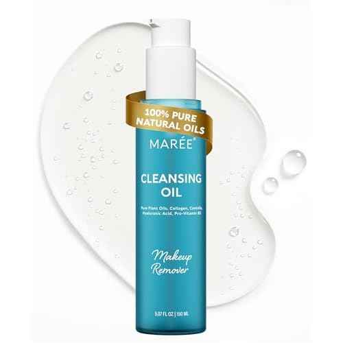 MAREE Deep Cleansing Oil for Face - Makeup Remover Oil Cleanser for Face Skincare - Centella Cleansing Oils Non-Comedogenic - Makeup Blackhead Remover - Pore Cleaner Facial Wash for Sensitive Skin