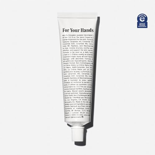 Nécessaire Hand Cream for Dry Hands, Fragrance-Free, 2.2 oz