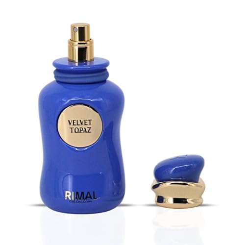 Velvet Topaz Long Lasting Arabian Perfumes for Women ? Eau de Parfum Spray 100ML (3.4 OZ) ? A Sophisticated Blend of Citrus, Spice & Woody Notes ? Ladies Perfume & Premium Gift for Women