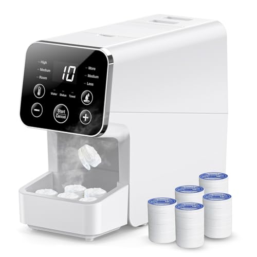 Hot Face Towel Warmer Dispenser - 3 Temp & Moisture