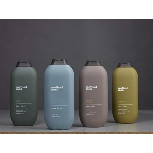 Method Men, 3-pack Body Wash 18 Oz Each (Sea + Surf, Cedar + Cypress, Juniper + Sage)