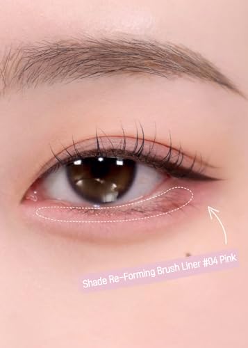 COLORGRAM Shade Re-Forming Brush Liner 04 Pink Eyeliner