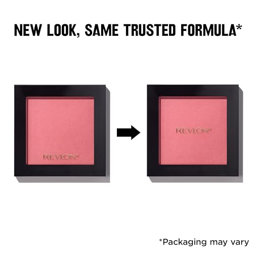 Revlon Powder Blush 004 Rosy Rendezvous, Buildable Color