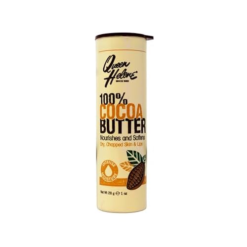 Queen Helene Cocoa Butter Moisturizing Kit, Face + Body Cr?me 15 oz and 100% Cocoa Butter Lip Balm 1 oz for Dry Skin and Lips