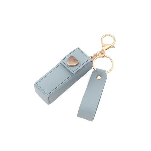 Lipstick Keychain Cases 2-Pack – PU Leather Protective Bag