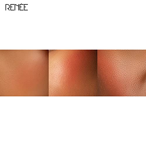 RENEE Fab Face - 3 in 1 Makeup Stick With Eye Shadow, Blush & Lipstick, Enriched With Vitamin E (2. Fab Face Nude)