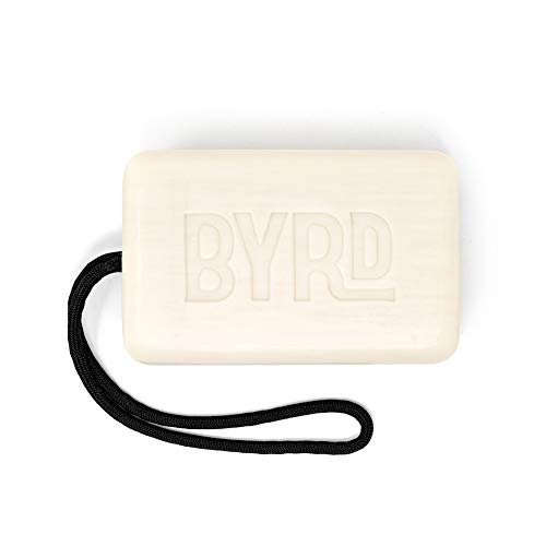BYRD Hydrating Soap on a Rope ? Daily Cleansing Face and Body Bar, with Shea Butter, Aloe Vera Gel and Sea Salt, 9 Oz