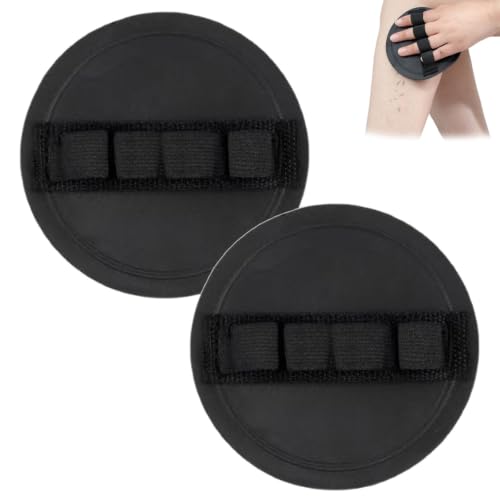 Exfoliating Bath Scrubber Gloves (2-Pack) – Rubber Scrub Pads