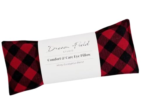 Mint Eucalyptus Eye Pillow with Flaxseed Fill