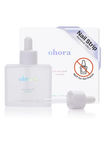 ohora Easy Peel Remover - Gentle Gel Nail Strip Remover with Dropper
