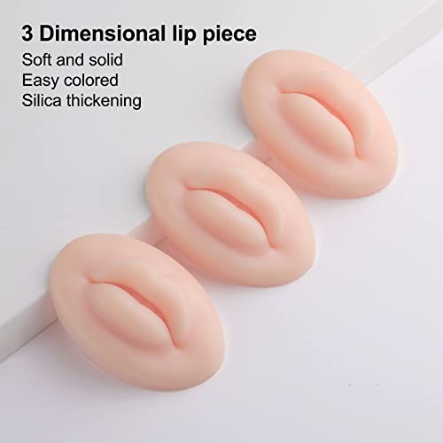 3D Silicone Practice Lips for Permanent Makeup Tattooing