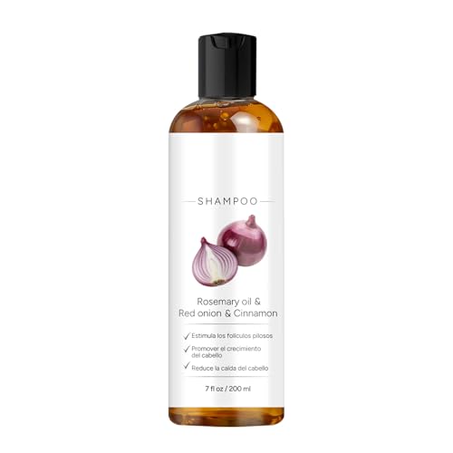 Onion Hair Loss Shampoo with Rosemary & Cinnamon for Thicker Hair 7oz