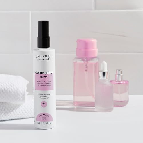 Tangle Teezer Detangling Spray for Fine & Medium Hair - Moisturises, Nourishes, Strengthens - Made with Wheat Protein - Vegan & Cruelty Free Gentle & Quick Detangling