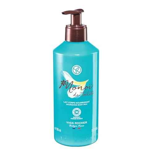Yves Rocher Mono? de Tahiti Monoi Moisturizing Body Milk Coconut and Tiare Scent Lotion All Skin Types 390 ml./13.1 fl.oz.