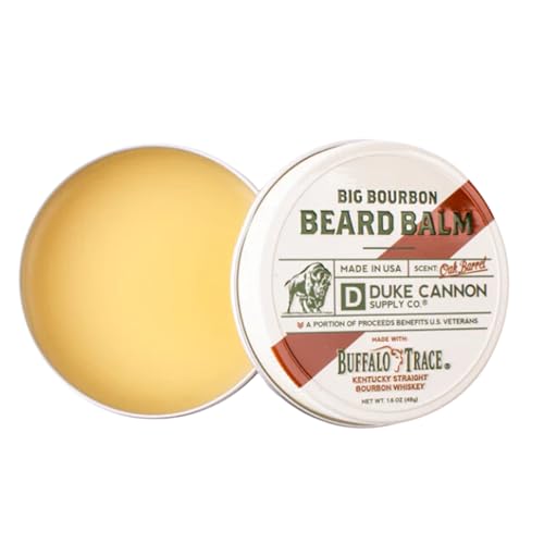 Duke Cannon Bourbon Beard Wash & Bourbon Beard Balm Care Set - 2 Pack, Woodsy Oak Barrel Scent, SLS & Paraben-Free, 6oz Wash & 1.6oz Balm
