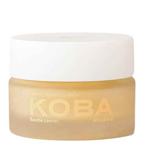 KOBA Feeling Myself Lip Balm - For Women & Men - Hydrating Lip Balm - Normal to Dry Chapped Lips - Citrus, Woody, Fruity - Natural - Vegan - Safou Oil - Shea Butter - Sweet Almond Oil (0.47 Oz)