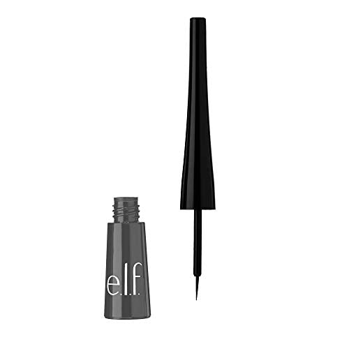e.l.f. Liquid Eyeliner Charcoal - Extra-Fine Brush Tip