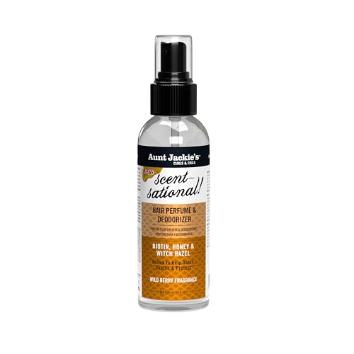 Aunt Jackie's Braid + Twist Collection Scratch Free Zone & Scent-Sational ? With Witch Hazel, Biotin, and Honey ? 4 fl oz (2 Products)