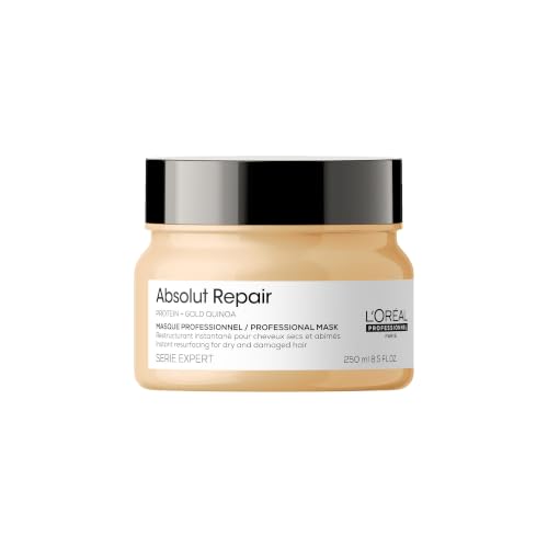 L'Oréal Professionnel Absolut Repair Hair Mask for Damaged Dry Hair, 8.5 fl oz