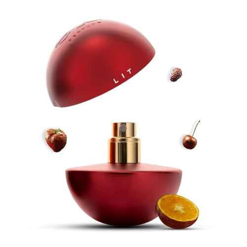 Eze Elevate LIT Eau de Parfum for Women 30ML | Long-Lasting Luxury Perfume | Raspberry & Sour Cherry Scent | Floral Jasmine & Violet | Warm Musk, Vanilla & Cashmeran Base | Premium Fragrance | EDP