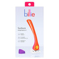 Billie Razors for Women Shave Kit ? Women¡¯s Razor + 2 x 5-Blade Razor Refills + Magnetic Holder ? Sunburst