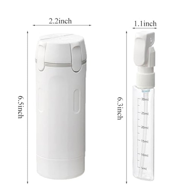 30ML Travel Toiletry Bottle Set - Leak-Proof Dispenser & Organizer