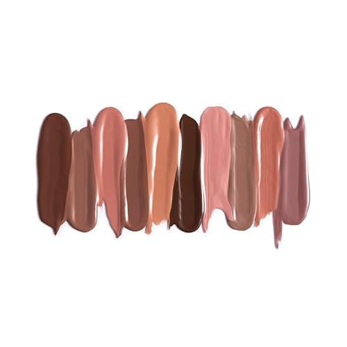 Beauty Bakerie Bitesized Lip Whip Liquid Lipstick for Women, Hydrating Moisturizer Lip Gloss Lip Tint, Long Lasting Waterproof Lip Stain Matte or Metallic, 2.5mL, Brown Suga